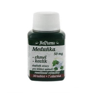 MedPharma Meduňka 50 mg+chmel+kozlík 37 tablet