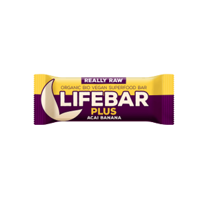Lifefood Lifebar Superfoods Acai s banánem BIO RAW 47 g