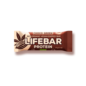 Lifefood Lifebar Protein Choco green BIO RAW 47 g - expirace