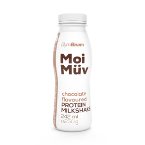 GymBeam MoiMüv Milkshake čokoláda 242 ml expirace