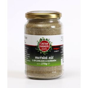 Cretan Farmers Krétská mořská sůl bylinková 270 g