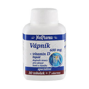 MedPharma Vápník 600 mg + vitamin D 37 tablet
