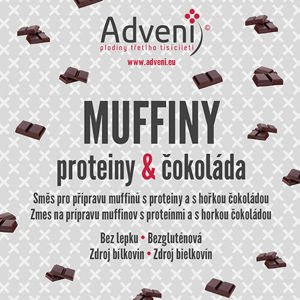 Adveni Muffiny proteiny & čokoláda 280 g - expirace
