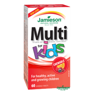 Jamieson Multi Kids multivitamín tablety na cucání pro děti 60 tablet