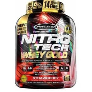 MuscleTech nitrotech 100% whey gold 2508 g