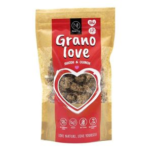 Natu Granolove Jahoda a Quinoa BIO RAW 230 g