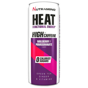 Nutramino Heat Energy Drink -  moruše, granátové jablko 330 ml