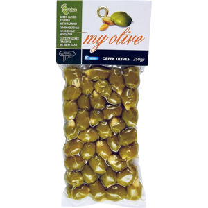 my olive Zelené olivy plněné mandlemi 250 g