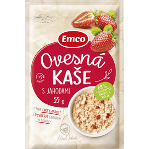 Emco Ovesná kaše s jahodami 55 g sáček