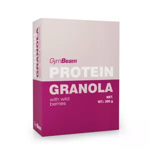 GymBeam Proteinová granola s lesním ovocem 300 g