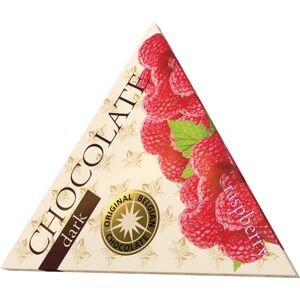The Chocolate Trojúhelníková mléčná čokoláda s malinami 50 g