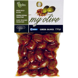 my olive Zelené olivy marinované s chilli papričkou 250 g