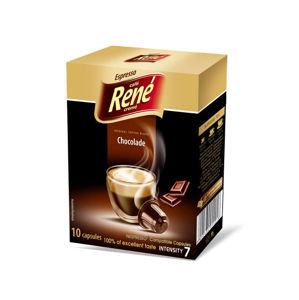 René káva s příchutí Chocolate 10 kapslí