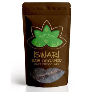 Iswari Čokoládové bonbóny Mint Kiss 61 % BIO RAW 200 g