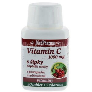 MedPharma Vitamin C 1000 mg s šípky 37 tablet