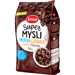 Emco Super mysli protein a quinoa s čokoládou 500 g