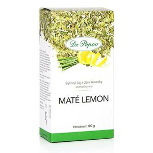 Dr. Popov čaj maté lemon 100 g expirace