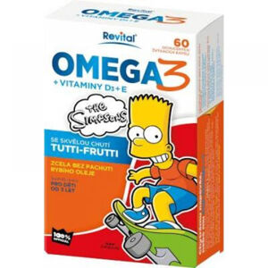 The Simpsons Omega 3 + vitamín D, E 60 tablet
