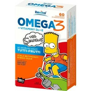 MaxiVita Kids Omega 3 + vitamín D, E 30 tablet