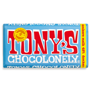 Tony’s Chocolonely Mléčná tmavá čokoláda 180 g