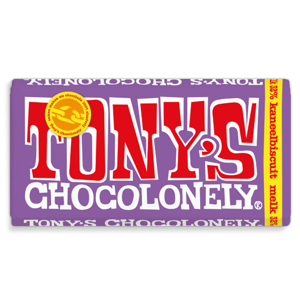 Tony’s Chocolonely Mléčná čokoláda skořicové sušenky 180 g