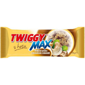 Twiggy Max s kešu polomáčená v čokoládě 35 g expirace