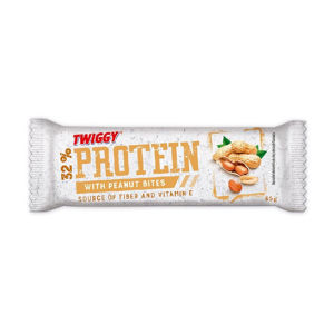 Twiggy Protein s kousky arašídů 65 g