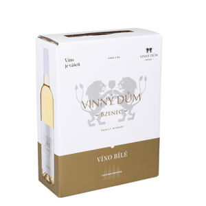 Vinný dům Chardonay bílé víno polosuché 2018 BAG IN BOX 5 l
