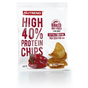 Nutrend High protein chips sůl 40 g - expirace