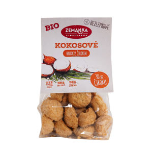 Biopekárna Zemanka Bezlepkové čirokové BIO sušenky kokosové 100 g